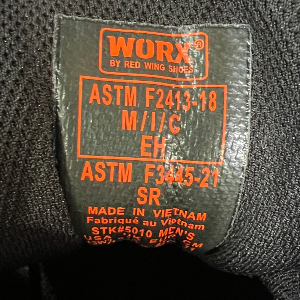 Men's Black & Gray Work Sneakers - Picture 3 of 8
